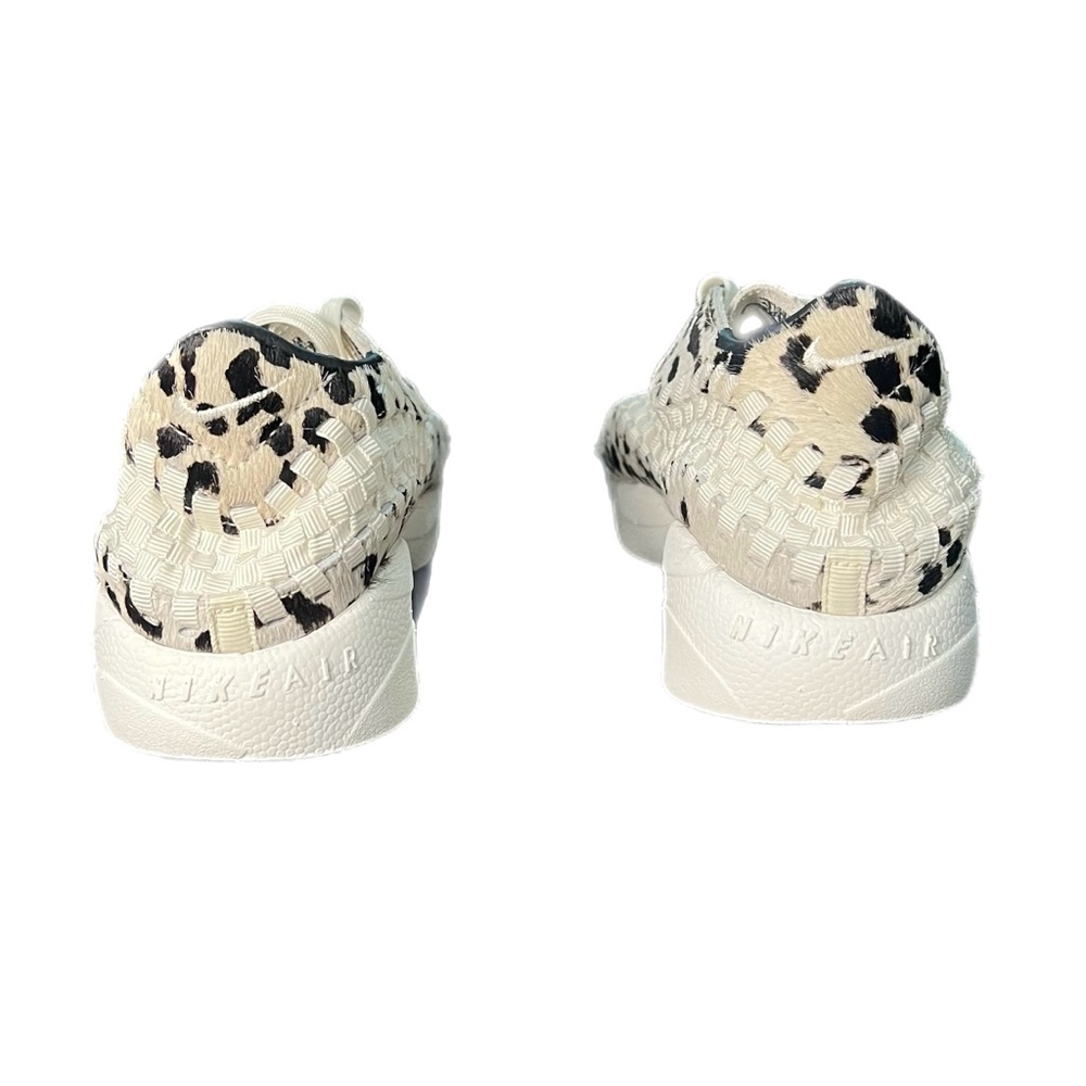 New No Box Size W9 W Nike Air Footscape White Cow Print - Picture 4 of 5